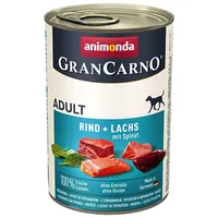 Animonda Grancarno Adult with salmon and spinach - wet dog food 400 g 