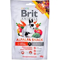 Brit Animals Alfalfa Snack For Rodents - Rabbit treat 100 g 8595602504916
