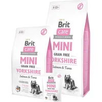 Brit Care Adult Mini Gf Salmon  Tuna - Yorkshire Dry dog food 7 kg 8595602520213