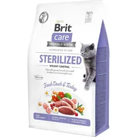 Brit Care Grain-Free Sterilized Weight Control - dry cat food 2 kg 8595602540792