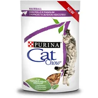 Purina Nestle Cat Chow Hairball Control Chicken Green Beans in Sauce 85G 