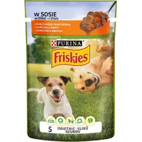 Purina Nestle Friskies Adult - Chicken and Carrot wet dog food 100 g 7613035339910