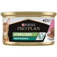 Purina Nestle Pro Plan Sterilised Pate with salmon and tuna - wet cat food 85 g 