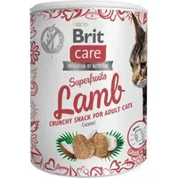 Brit Care Cat Snack Superfruits Lamb - cat treat 100 g 8595602555697
