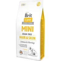 Brit Care Mini HairSkin SalmonHerring - dry dog food 7 kg 8595602520244