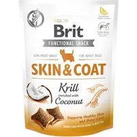 Brit Functional Snack SkinCoat Krill - Dog treat 150G 8595602539963