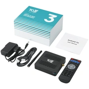 Android Tv Box Tox Tox3 4Gb Ram, 32Gb Rom, S905X4 Smart Konsole