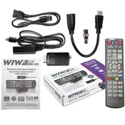 Dvb-T/T2 Wiwa H.265 Mini Led uztvērējs