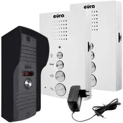 Eura Adp-51A3 Difesa Domofon - 1 ģimenei, 2 unifona, interkoms, balts