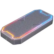 S1210B Unitek M.2 Ssd Nvme/Sata 10 Gbps Rgb disku korpuss
