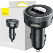 Baseus Enjoy Cclh-01 3.4A 2X Usb-A Jack 3.5Mm Bt 5.0 Car Charger Fm Transmitter