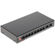 Switch Dahua Pfs3010-8Gt-96 Desktop/Pedestal Rack 8X10Base-T / 100Base-Tx 1000Base-T Poe ports 8 96 Watts Dh-Pfs3010-8Gt-96-V2