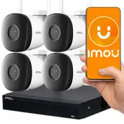Imou Wi-Fi Kit Lite wifi uzraudzības komplekts/NVR1104HS-W-S2/4-F22