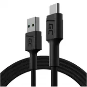Usb-A / Usb-C kabelis Green Cell Powerstream 120Cm Ultra Charge Quick 3.0 Kabgc22