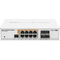 Switch Mikrotik 8X10Base-T / 100Base-Tx 1000Base-T 4Xsfp 1Xconsole Crs112-8P-4S-In