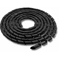 Qoltec 52257 Cable organizer 20Mm Black