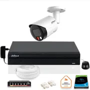 Dahua Ip novērošanas kameru komplekts Ipc-Hfw2849S-S-Il-0280B 8Mpx