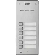 Aco Fam-P-6Npacc Nt virsmontējams panelis ar 6 atrašanās vietu tastatūru.