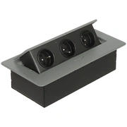 Kontaktligzdu Bloks Mēbelēm Or-Gm-9032/Gr 3 Ligzdas Orno