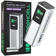Lādētājakumulators Powerplay Ultra Pbgc25Ud 25200NbspMah 140NbspW Green Cell