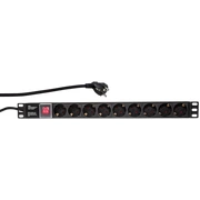 Logilink Pdu9C02 Logilink- 19 power distribution unit with 9 sockets Din49440