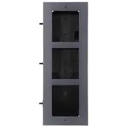 Rāmis ar iebūvējamu montāžas kārbu. 3 moduļu Hikvision Ds-Kd-Acf3/Plastic