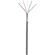 Techly Kabel skrętka zewnętrzna F/Utp Cat5E 4X2 drut Cca 305M czarny 029167