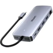 Unitek D1120A01 Usb-C 10 Gb/S aktīvais centrmezgls, M.2 diska korpuss, Hdmi