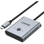 D1078A Unitek Usb-C 4K divvirzienu slēdzis