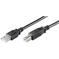 Microconnect Usb cable 2.0 A-B 3M M-M,Transparent Usbab3T