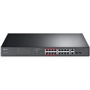 Switch Tp-Link Desktop/Pedestal 16X10Base-T / 100Base-Tx 2X10/100/1000Base-T/Sfp combo Poe ports 16 192 Watts Tl-Sl1218Mp