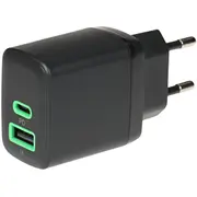 Usb Tīkla Lādētājs Powersource Duo30 Charb-Gc-30Ac-B Green Cell