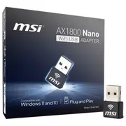 Wrl Adapter 1800Mbps Usb/Guax18N Msi