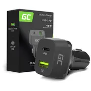 Auto lādētājs Green Cell 48W 1X Usb-C Usb-A Power Delivery 30W Quick Charge 3.0 Cad33