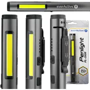 Inspekcijas Cob Led Uv lāzera lukturis everActive Pl-350R 350 lūmenu Ip54 darbnīcas ar magnētu