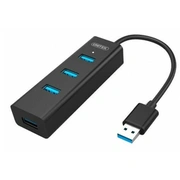 Unitek Hub 4X Usb 3.0 Bc1,2 Czarny Y-3089