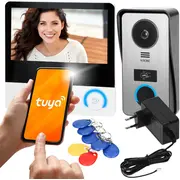 Virone Vdp-67 Fullhd Videodomofons, Rfid lasītājs, Tuya