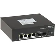 Pārvaldāms Poe Industriālais Slēdzis Ds-3T1506Hp-Ei-Ups/No Power Unit 4-Portu Sfp Hikvision