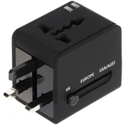 Universālais Tīkla Adapteris Ar Usb Barošanas Adapteri Asp-100/230VUsb