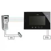 Vidos M670B / S50D video durvju ieejas sistēma
