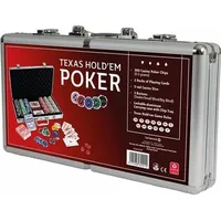 Poker chips in an aluminum case  353631 5411068600210