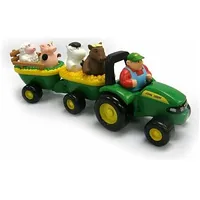 Tomy John Deere hay wagon with funny animal sounds  34908Va 0036881349082