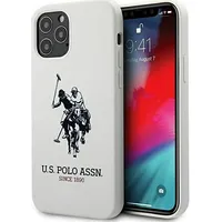 U.s. Polo Assn Us Ushcp12Lslhrwh iPhone 12 Pro Max 6,7 biały/white Silicone Collection  111620 3700740491317