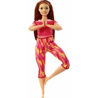 Lalka Barbie Mattel Made to Move - Kwiecista gimnastyczka, czerwony strój Ftg80/Gxf07  Gxp-763703 0887961954944