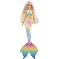 Barbie Dreamtopia Rainbow Magic Color Maining Mermaid Lelle  Gtf89 0887961913941