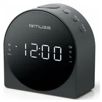 Radiobudzik Muse Dual Alarm Clock radio Pll M-185Cr Aux in,  3700460202415