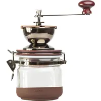 Hario Cmhn-4 coffee grinder Burr Black, Transparent, Wood  4977642707320
