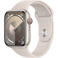 Smartwatch Apple Watch 9 Gps  Cellular 45Mm Starlight Alu Sport S/M Beżowy Mrm83Qc/A mrm83qc/a 195949023910