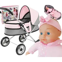 Bambolina doll with a deep stroller  Gxp-891198 4895167989055
