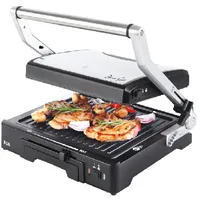 Ecg Kg 300 Deluxe Contact grill  2000 W 3 working positions - for scalloping, grilling and Bbq Ecgkg300Deluxe 8592131303423
